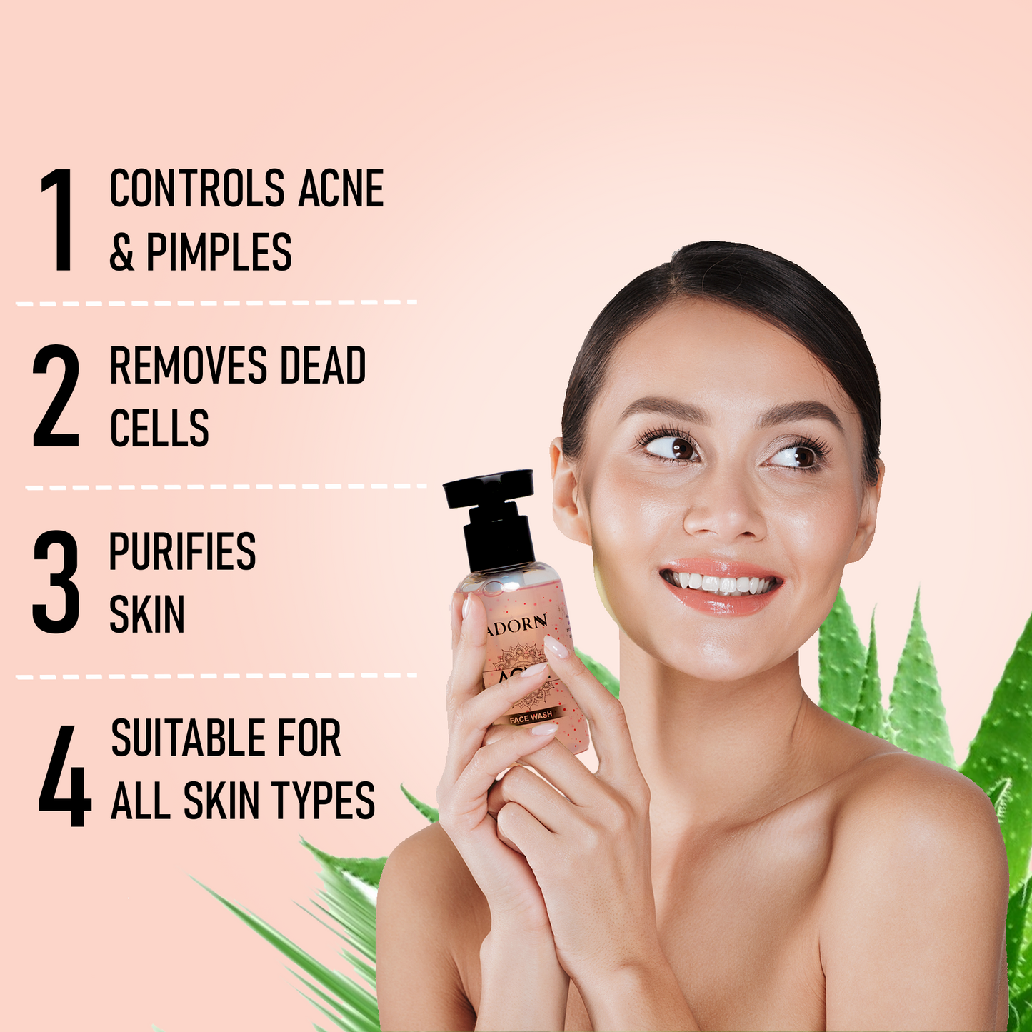 Acne Aloe Vera Face Wash