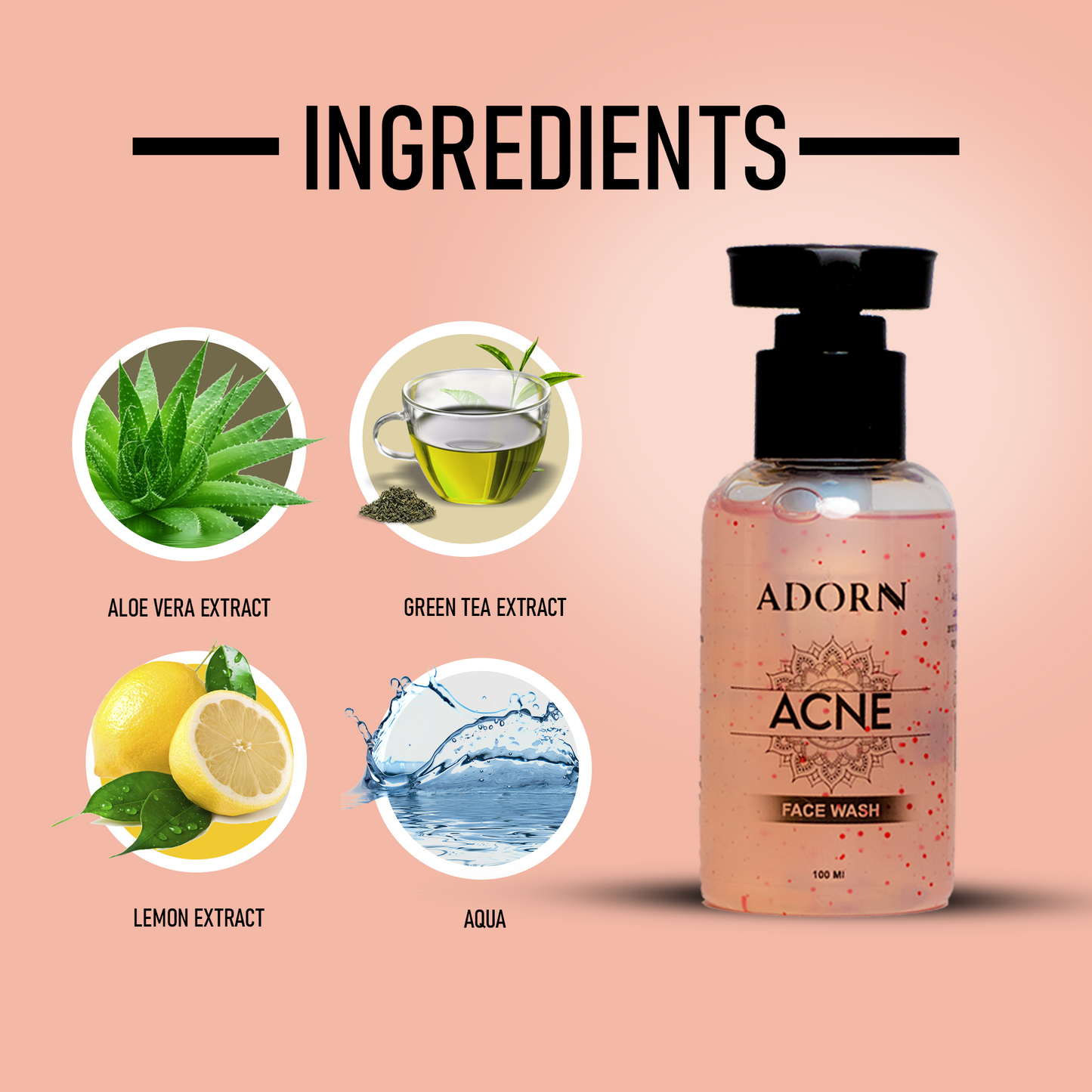 Acne Aloe Vera Face Wash